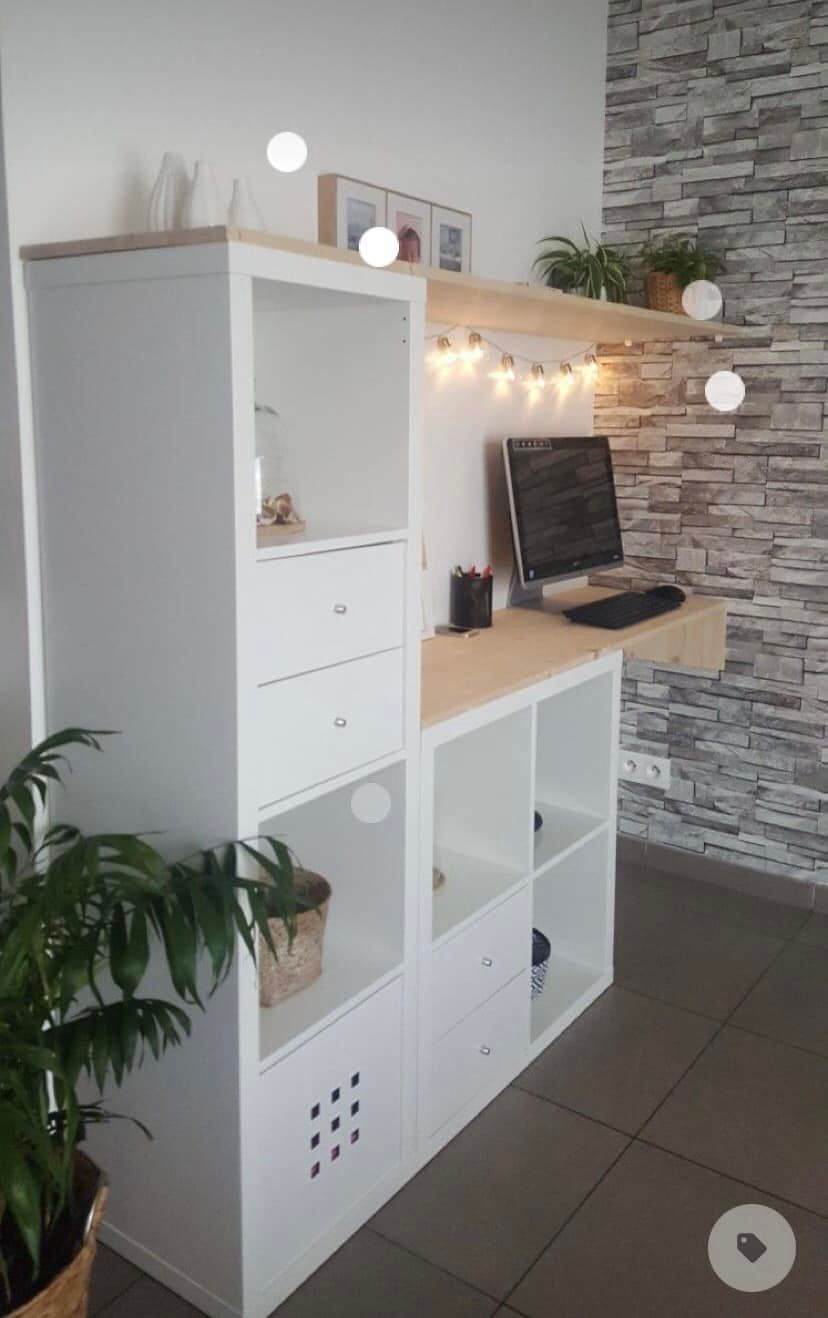 Des Id es Pour R aliser Un Coin Bureau Avec Les Meubles KALLAX 